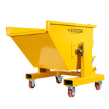 300L Waste Tipping Bin (Yellow Painted)