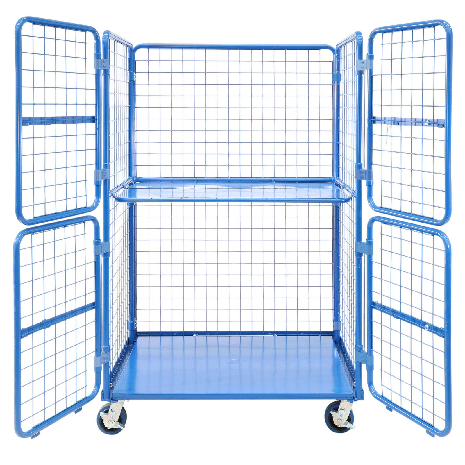 Heavy Duty Goods Trolley (with fold down shelf)