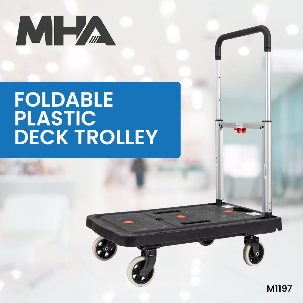 Foldable Plastic Deck Trolley