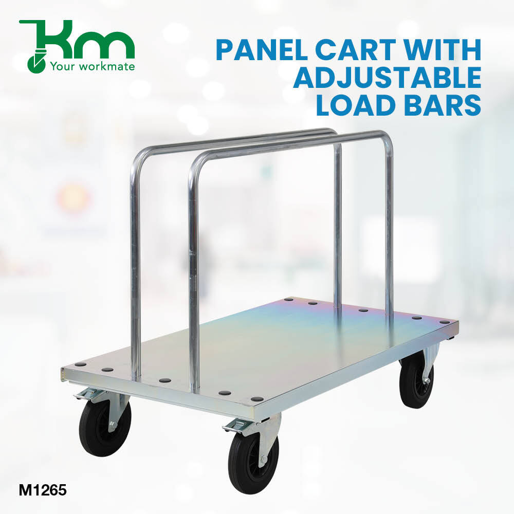 Panel Cart With Adjustable Load Bars