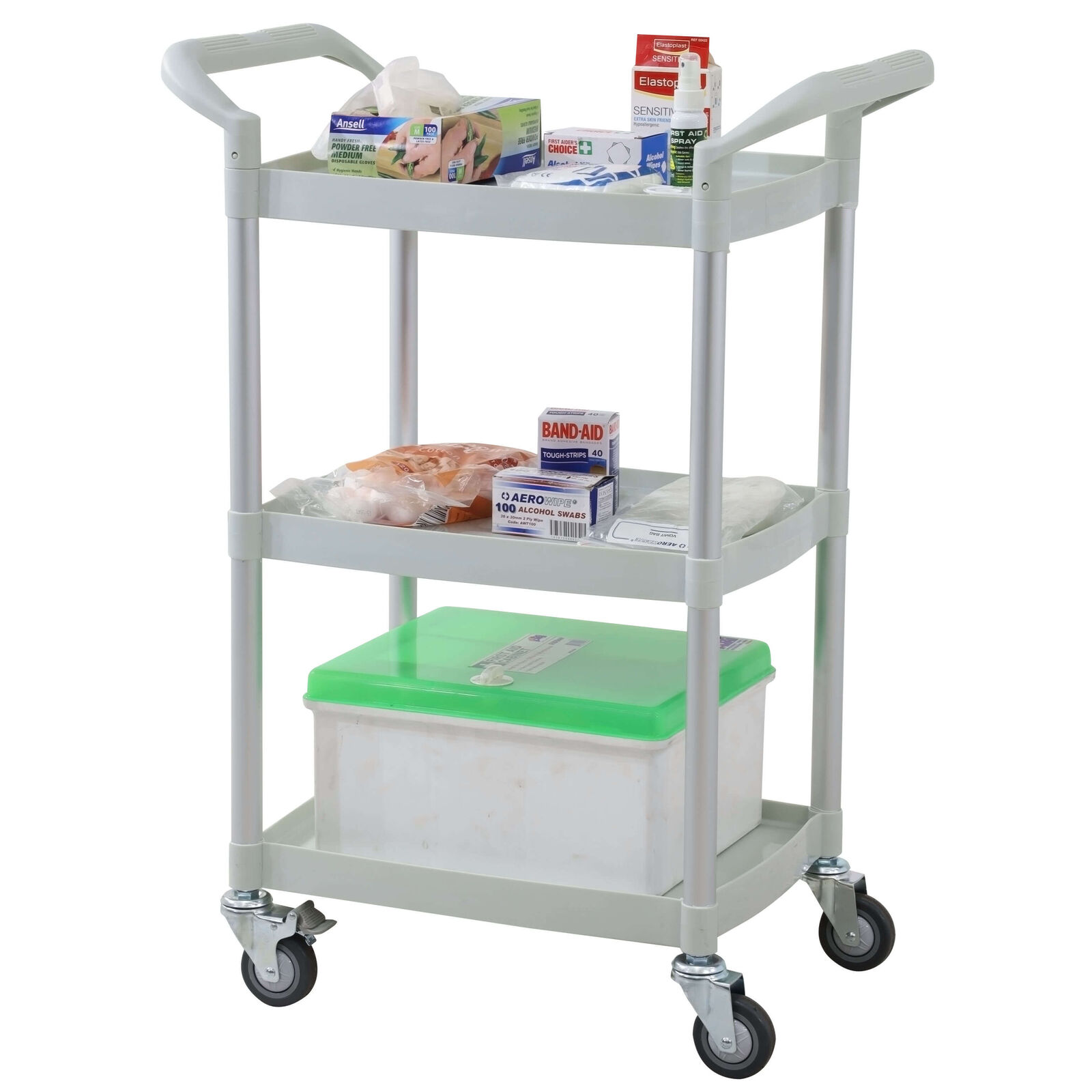 3 Tier Utility Service Trolley- Narrow