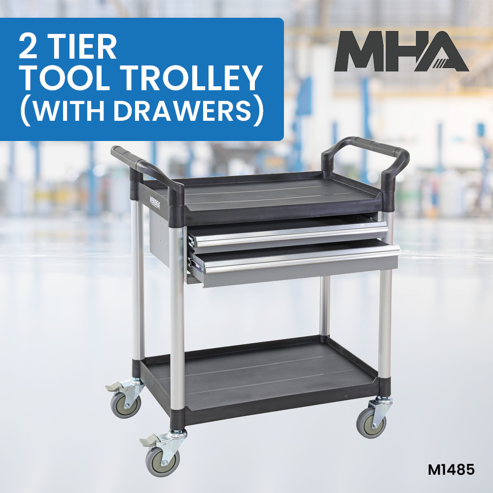 2 Tier Tool Trolley ( with drawers)