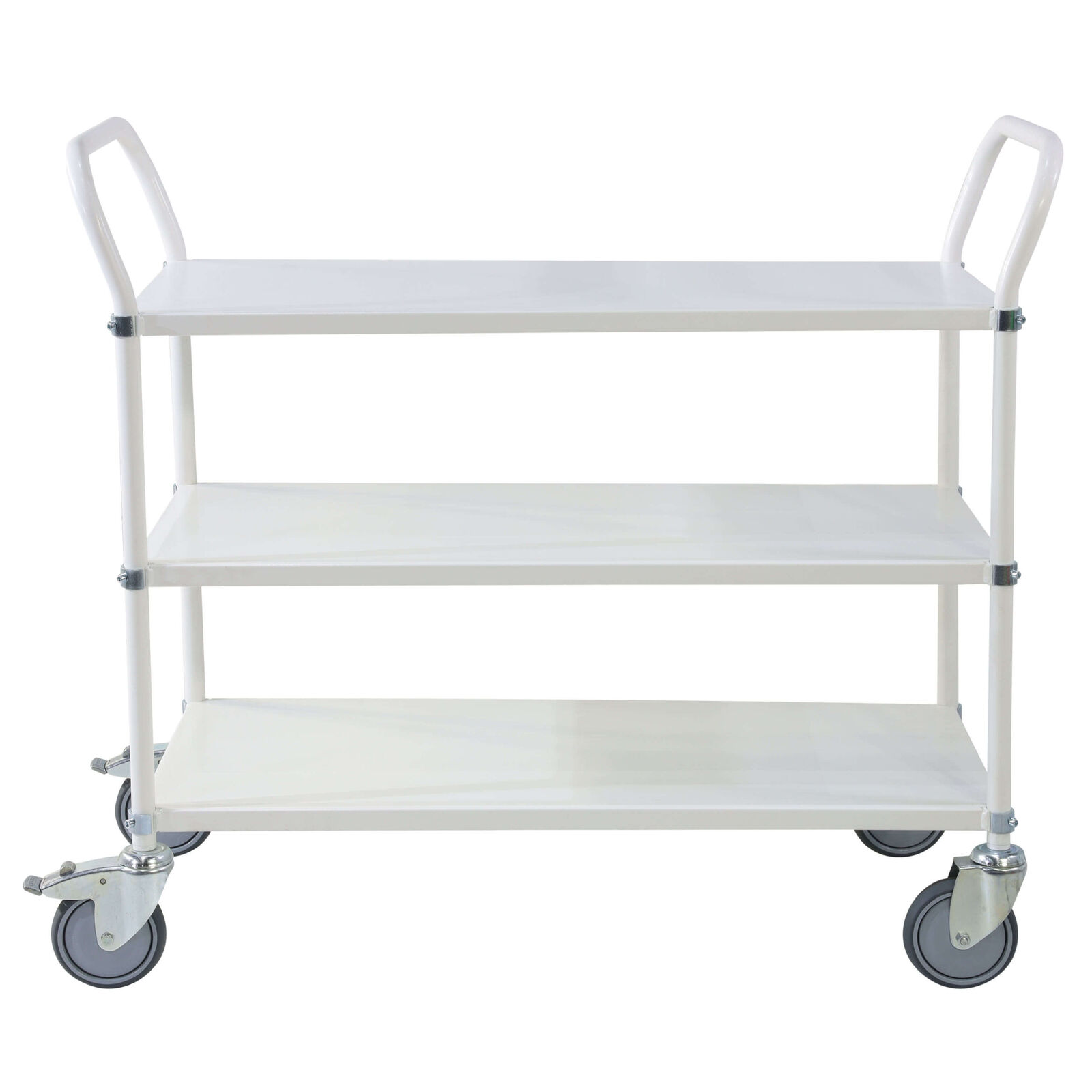 3 Tier Multi Shelf Trolley - White