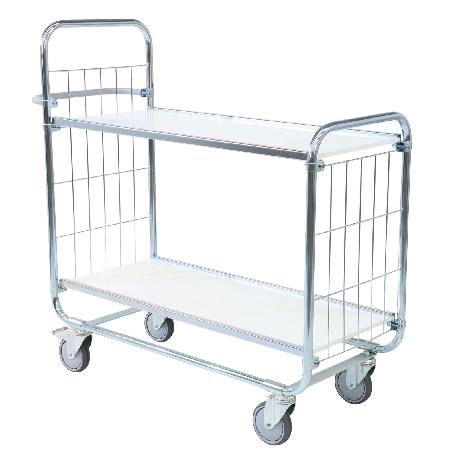 2 Tier Trolley (With Adjustable Shelves)