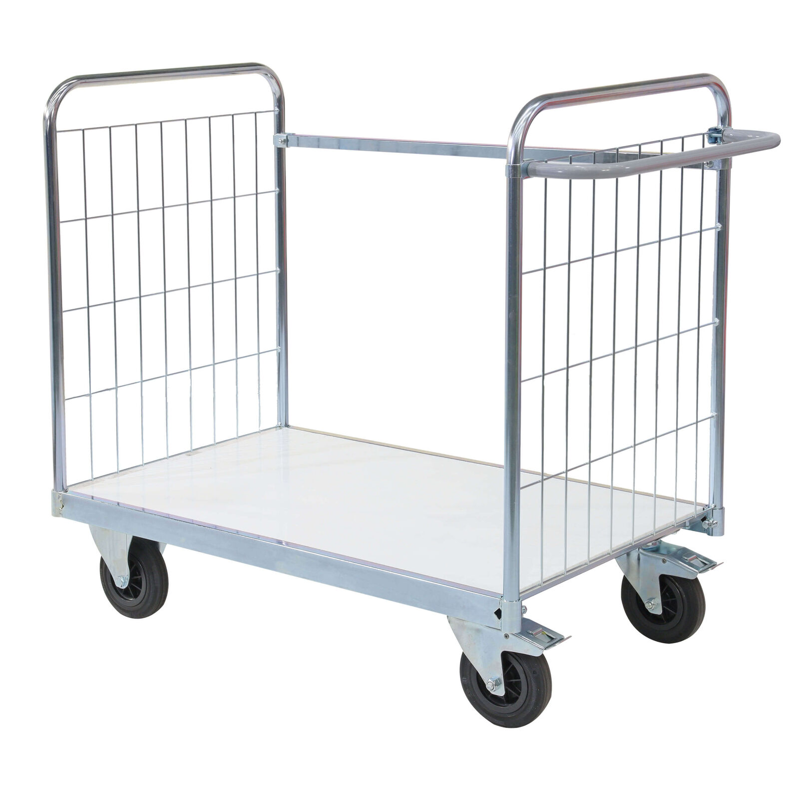 Parcel Trolley with Removable Sides