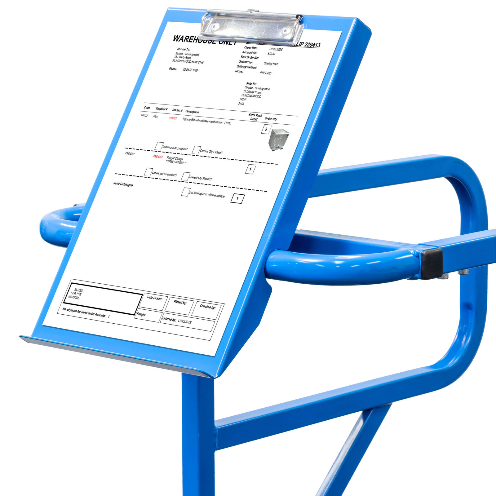 Clipboard Holder Attachment to suit