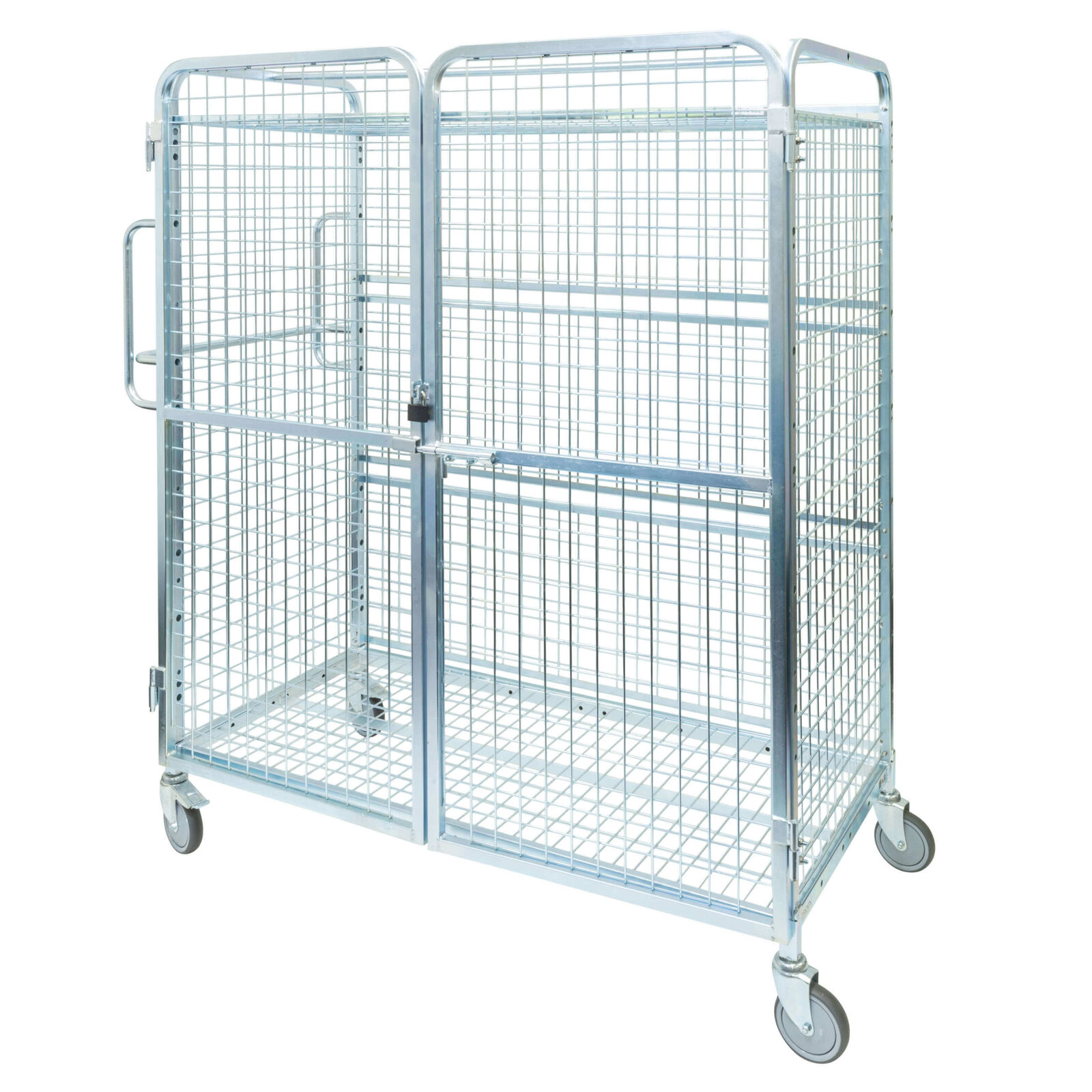 1910 Series - Fully Lockable Cage Trolley with Doors and Roof