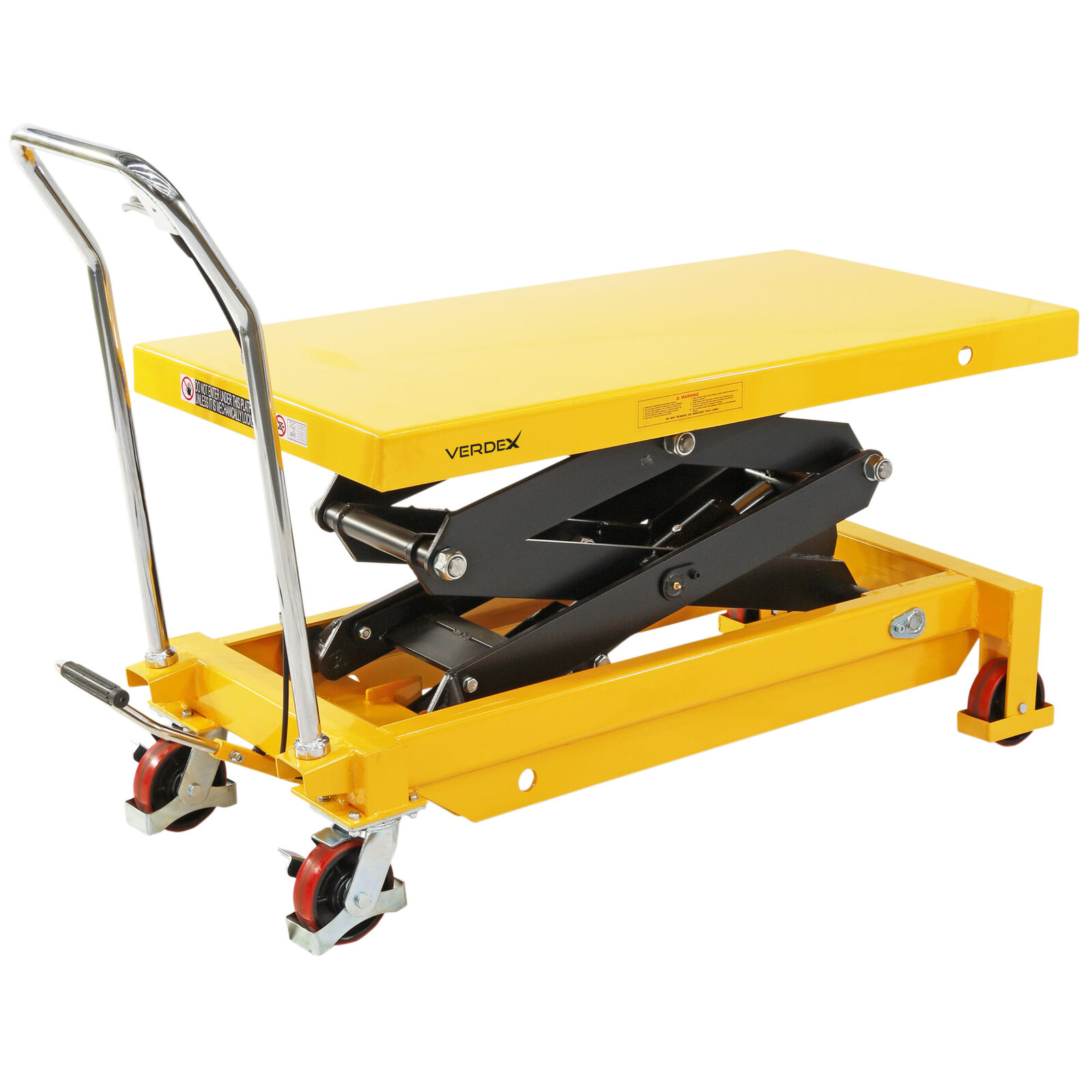 Scissor Lift Trolley 1220x610mm (700kg capacity) - Double Scissor