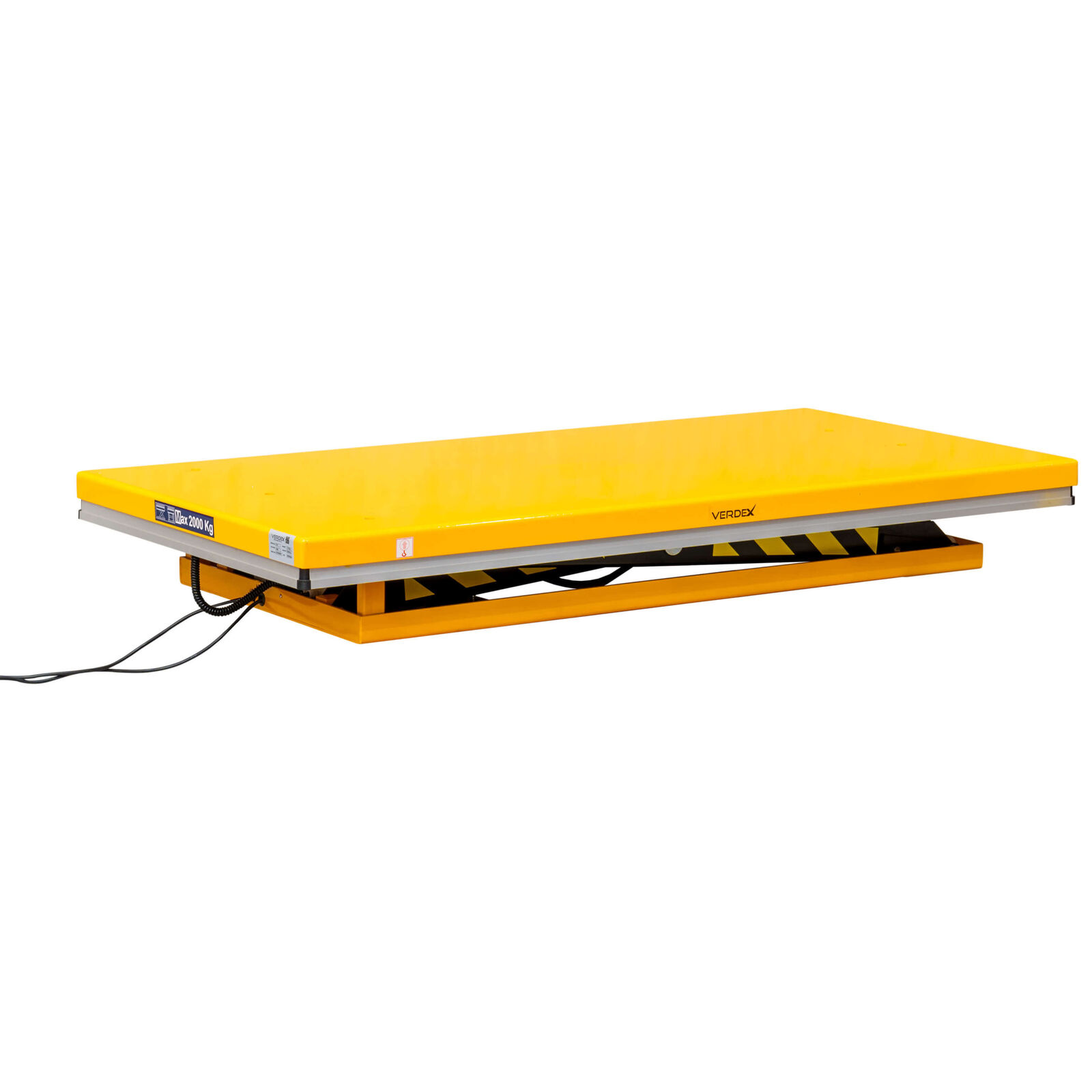 Single Scissor Electric Lift Table 2000kg (1000x2000mm)
