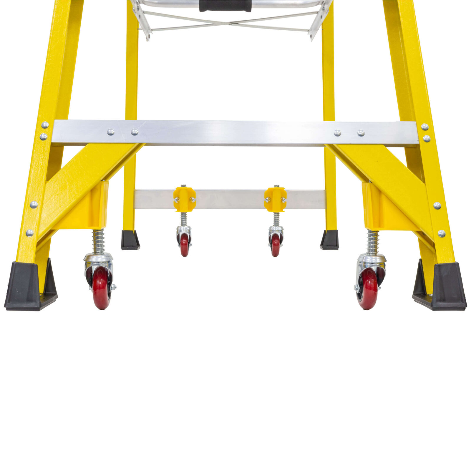 Platform Ladder Caster / Wheel kit to suit Fibreglass Platform Ladders