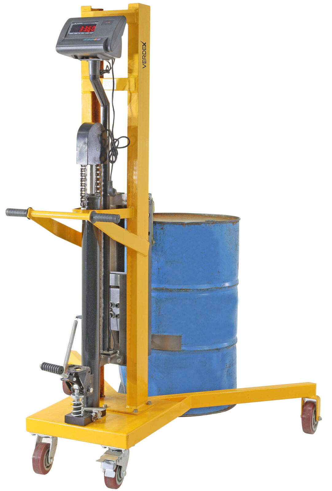 Drum Palletiser Stacker - with Load Scales