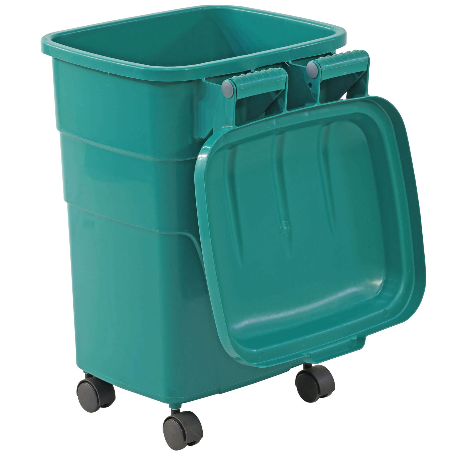 70L Garbage Bin - Green