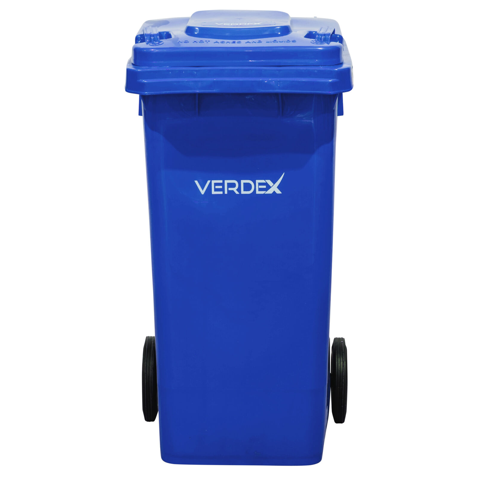 Plastic Wheelie Bin 120 Litre- Blue (480x550x940mm - WxDxH)