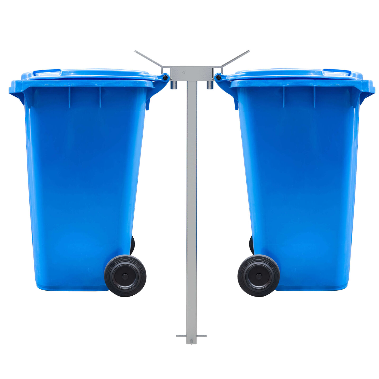 Double Wheelie Bin Stand Inground (120L & 240L)