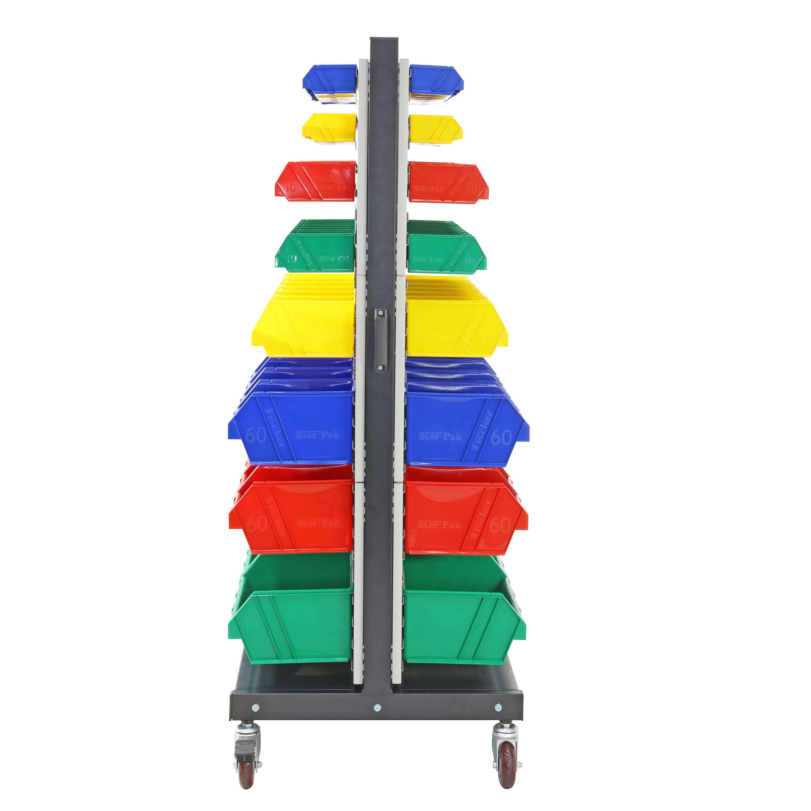 Louvre Panel Trolley Kit (with Stor-pak bins as shown in image)