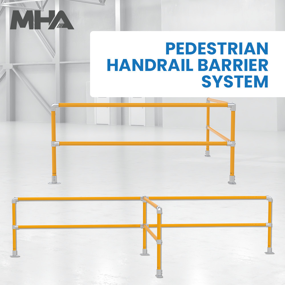 Pedestrian Handrail Barrier System