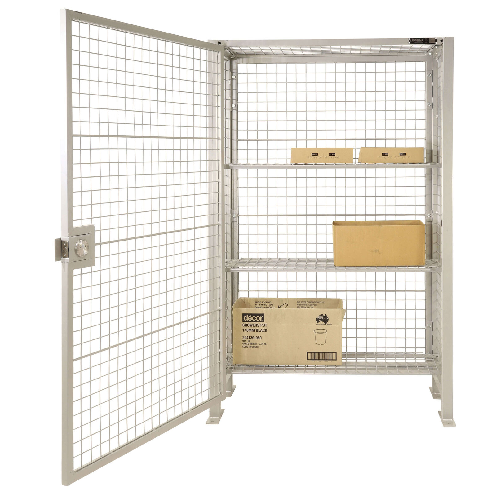 Lockable Mesh Storage Cage