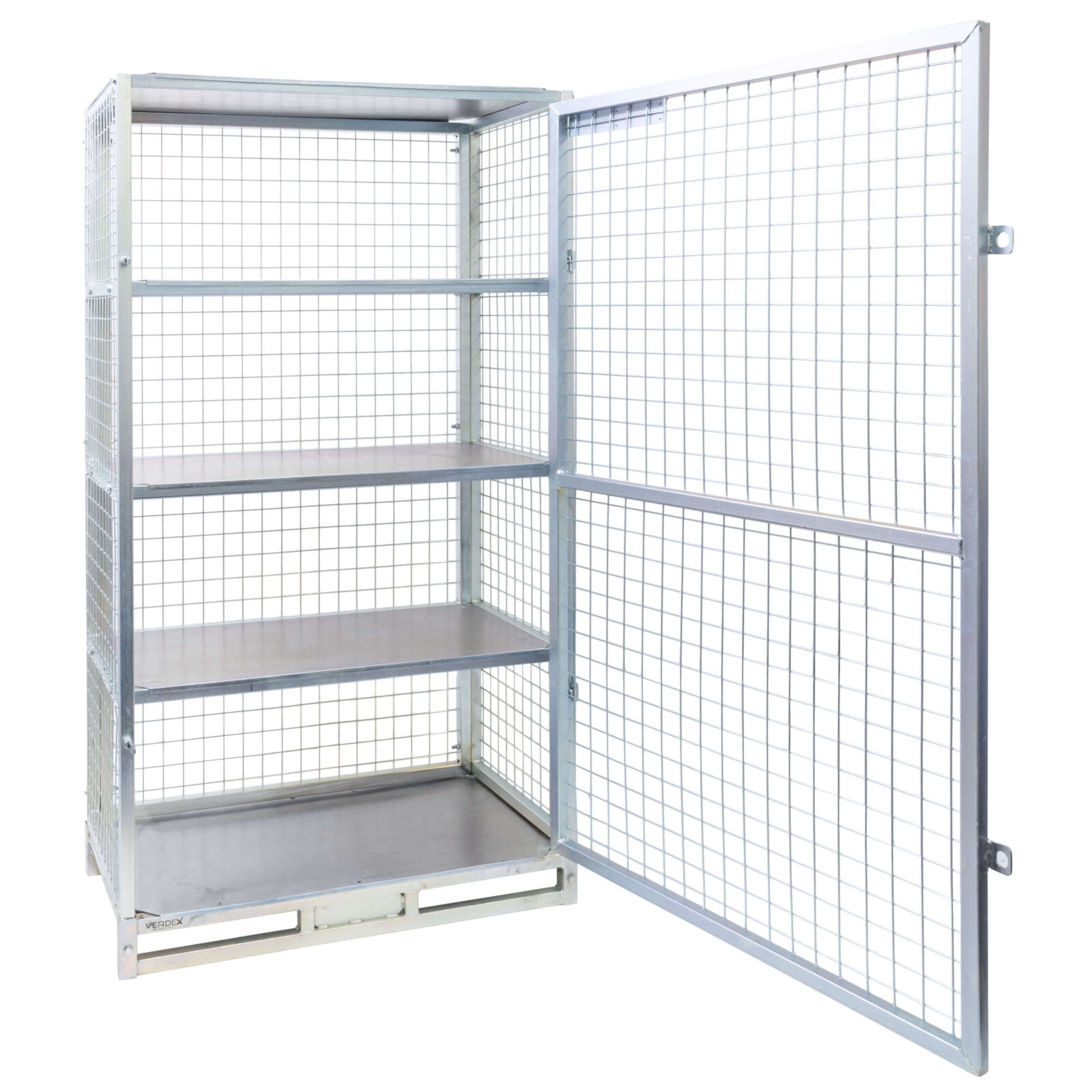 Mesh Storage Cage with shelves