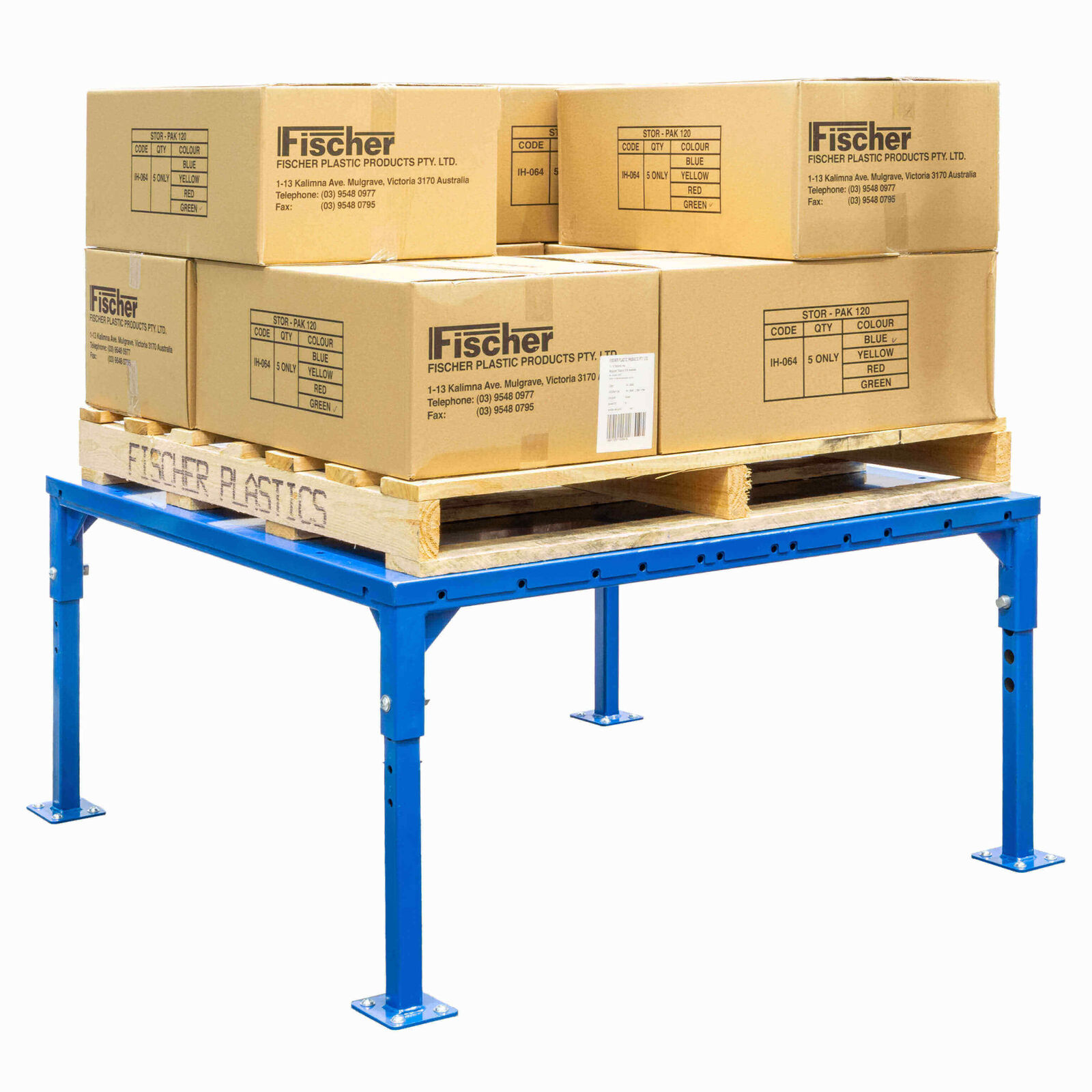 Heavy Duty Pallet Stand (with Tall Adjustable Legs)