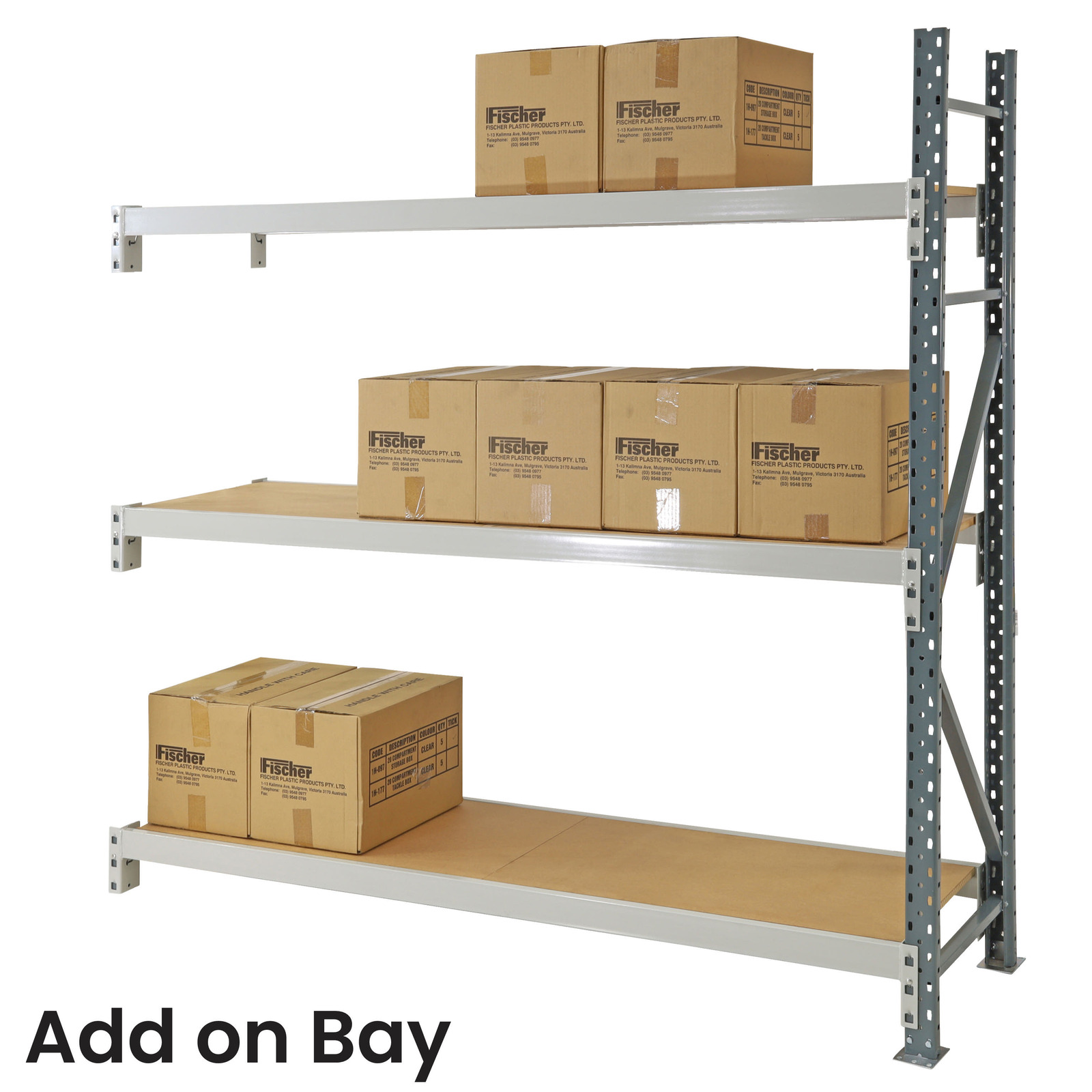 Heavy Duty Longspan Shelving on Wheels