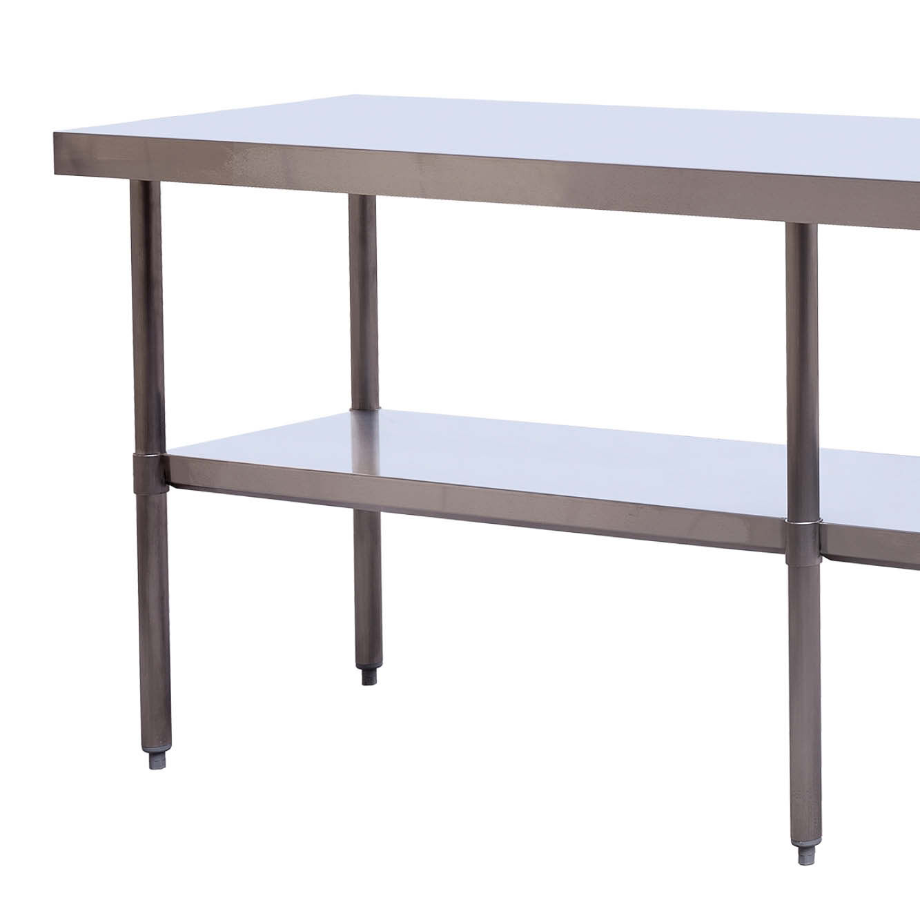 Stainless Steel Bench 2400x600x900mm (WxDxH)