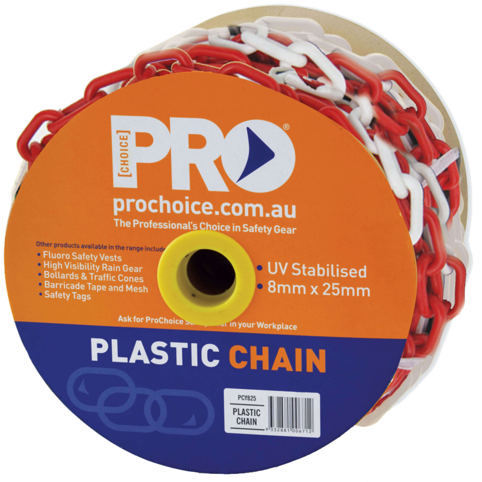 Safety Chain - Red/White