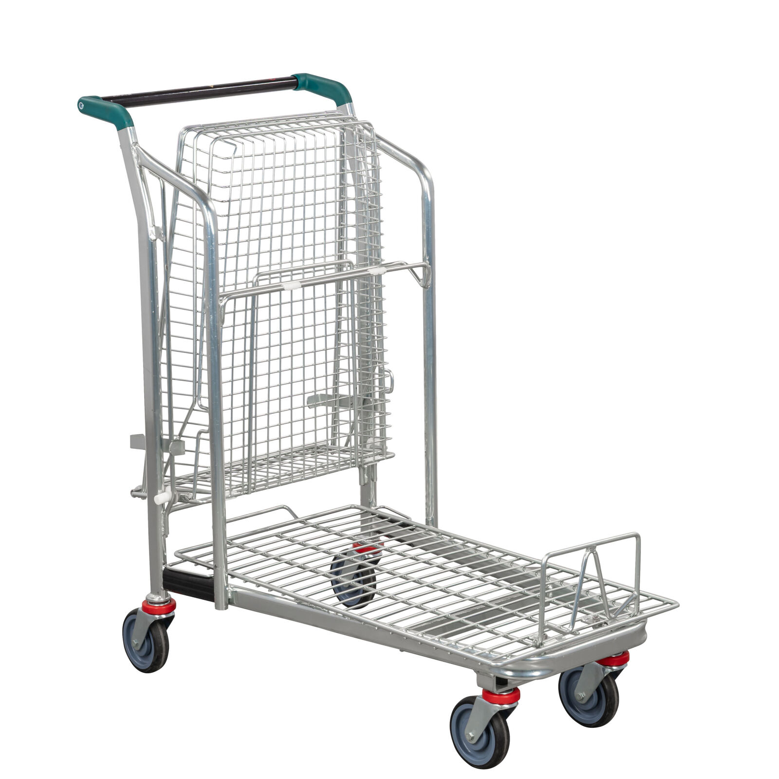 Liquor Trolley with Flip Up Basket (48L)