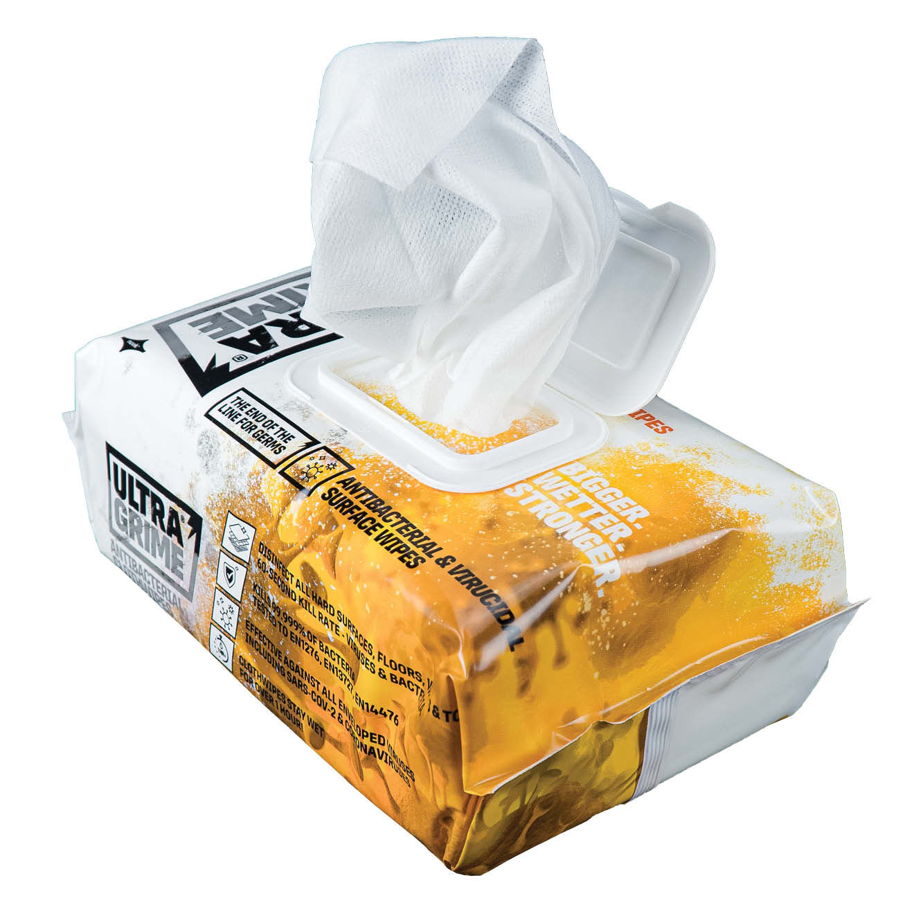 UltraGrime Pro Anti-Bac Wipes (100 Wipes per pack)