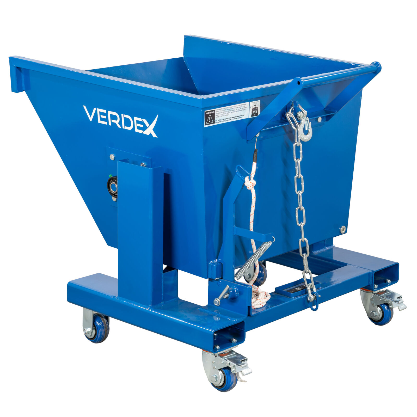 300L Waste Tipping Bin (Blue)