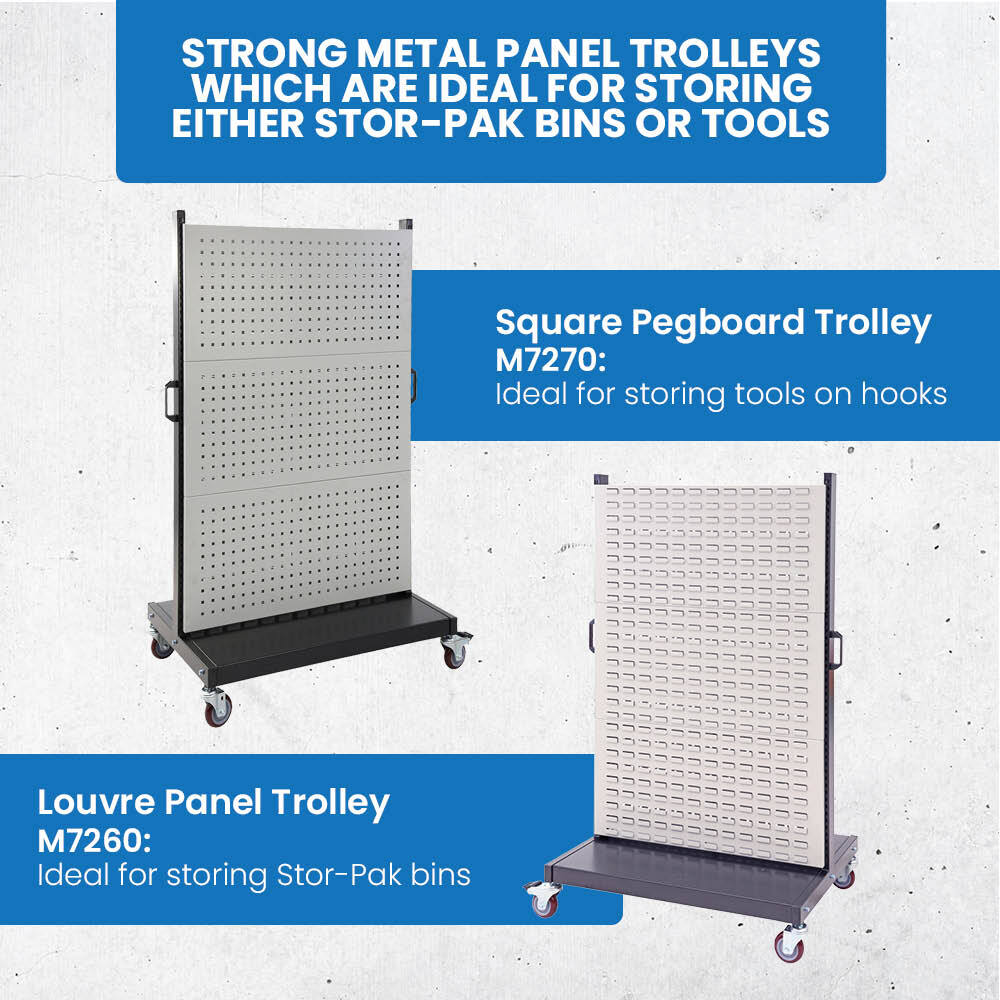 Louvre & Square Hole Panel Trolleys