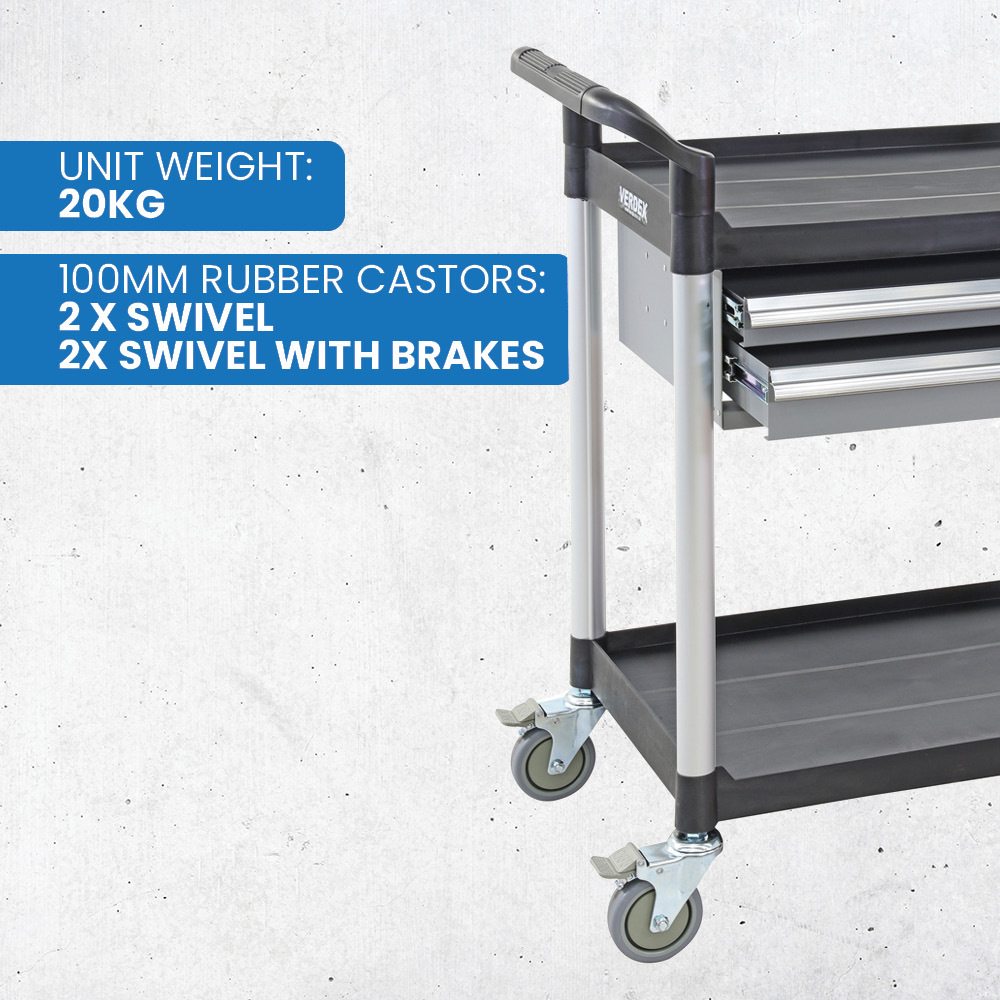 2 Tier Tool Trolley ( with drawers)