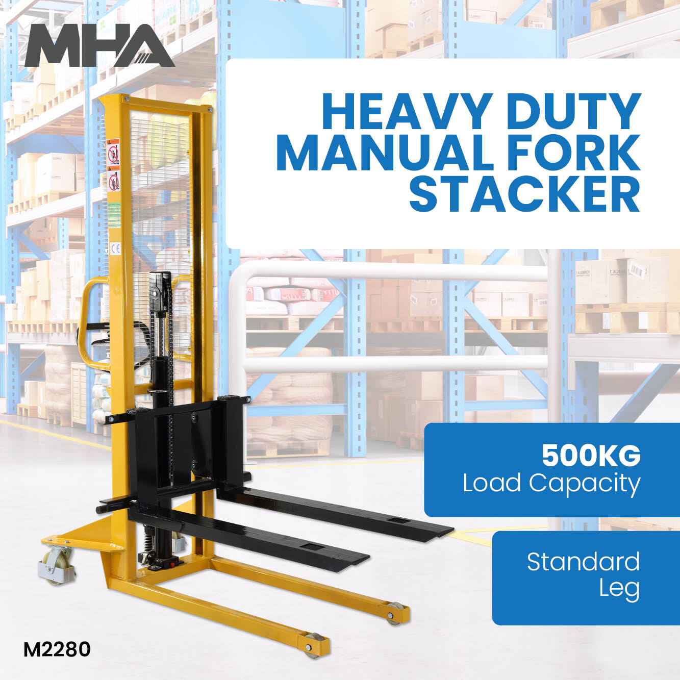 Heavy Duty Manual Fork Stackers