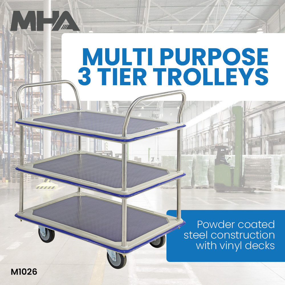 Multi-Purpose 3 Tier Trolleys