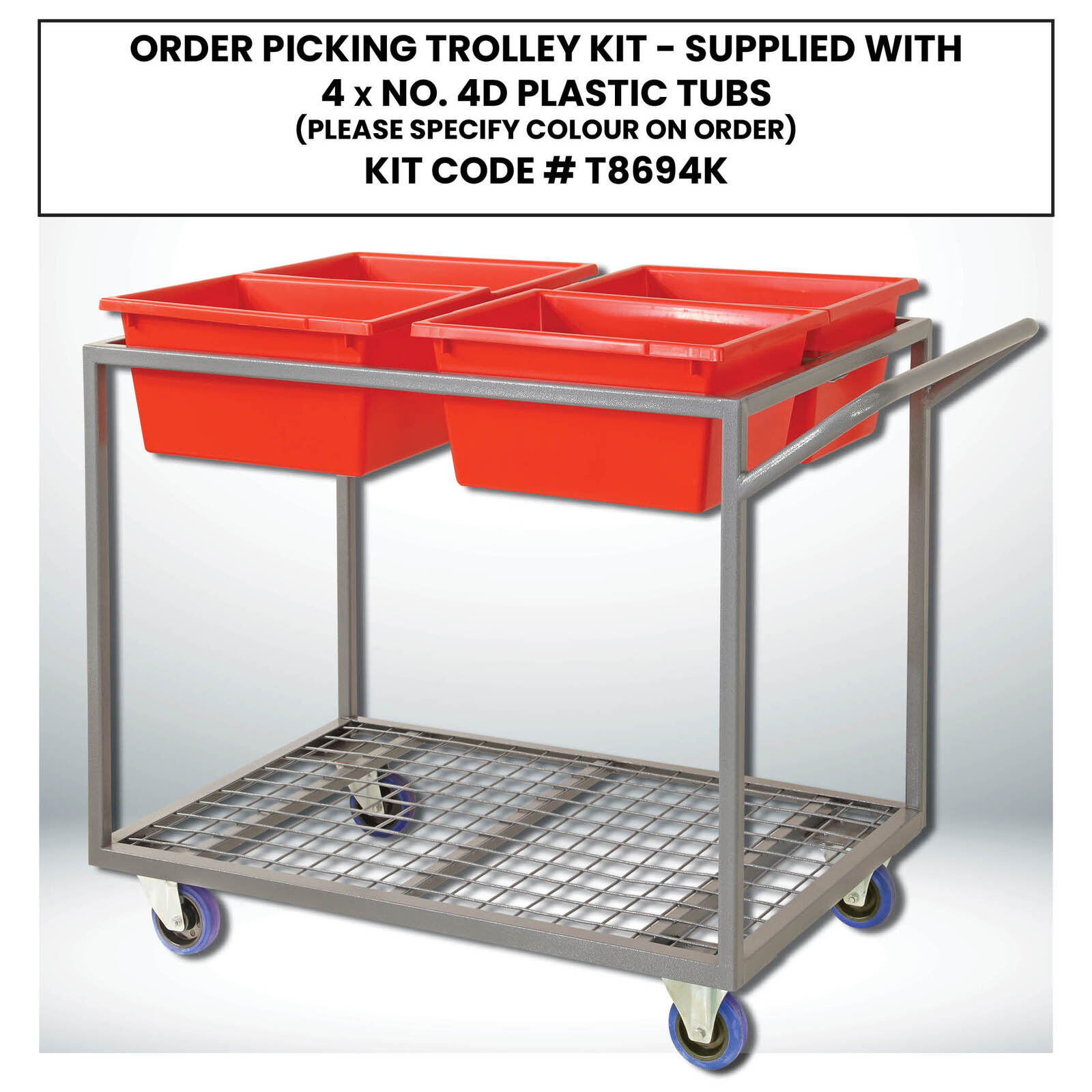 Fully Welded Cage & Tub Trolleys Australia MHA Products