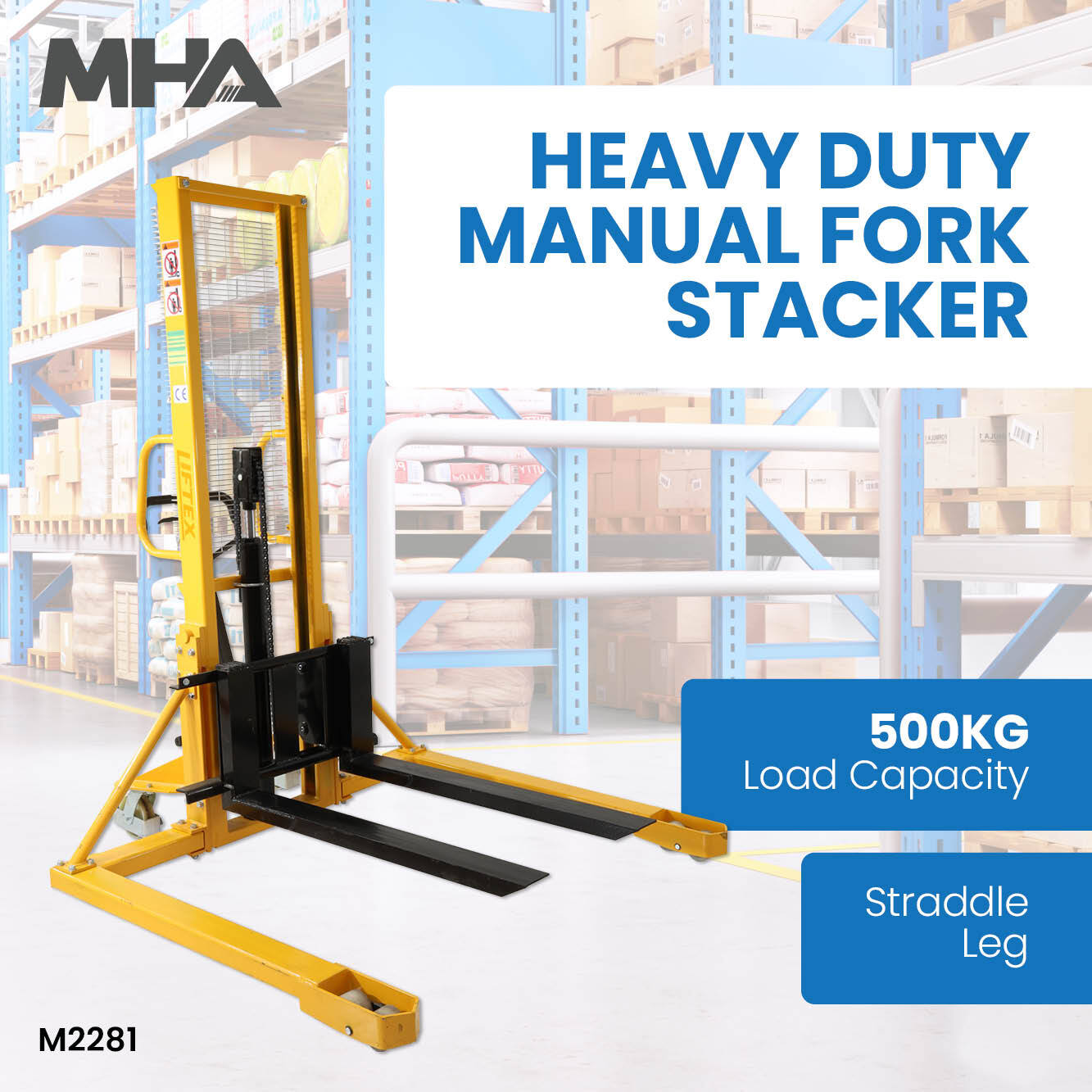 Heavy Duty Manual Fork Stackers