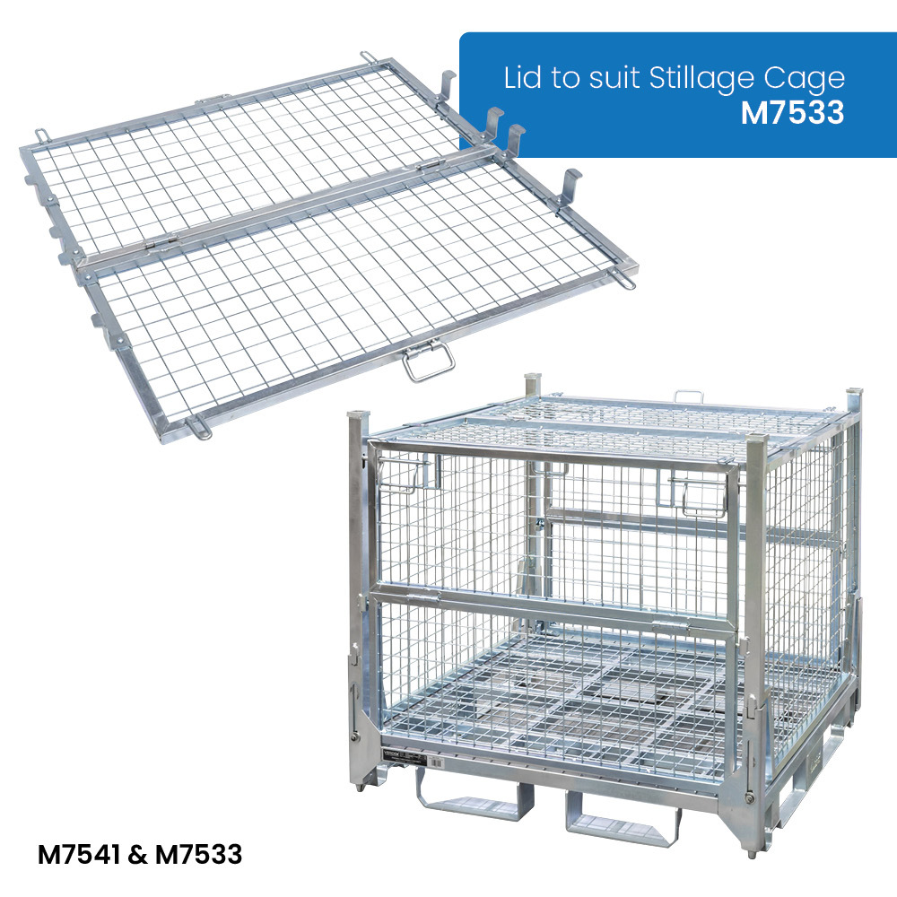 Collapsible & Stackable Stillage Cage