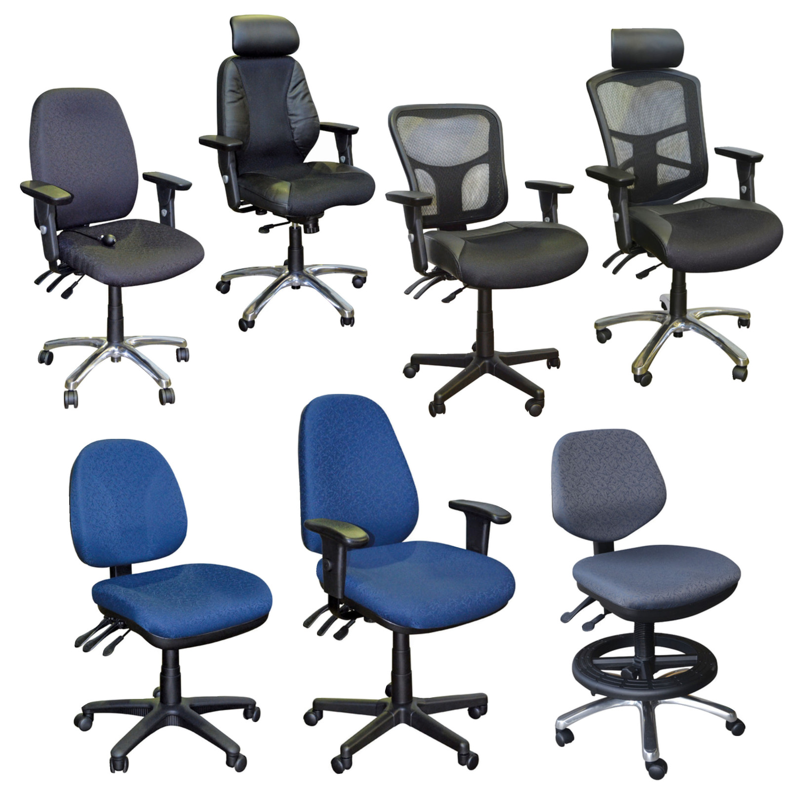 Premium Office Gas Lift Chairs MHA Products