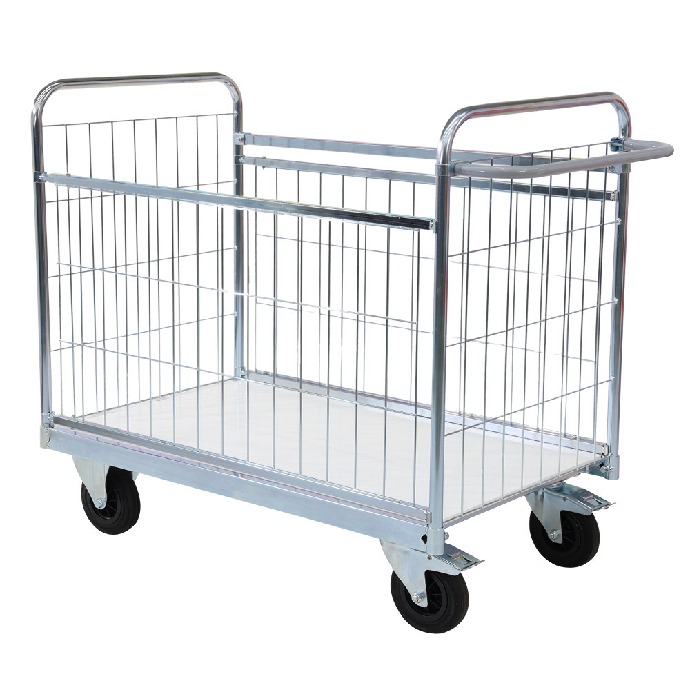 Parcel Trolley with Removable Sides