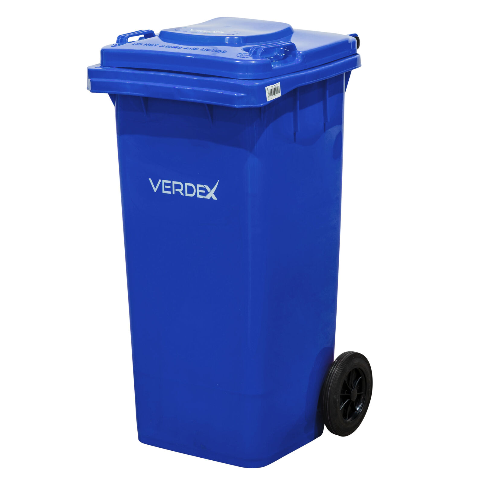 Plastic Wheelie Bin 120 Litre- Blue (480x550x940mm - WxDxH)
