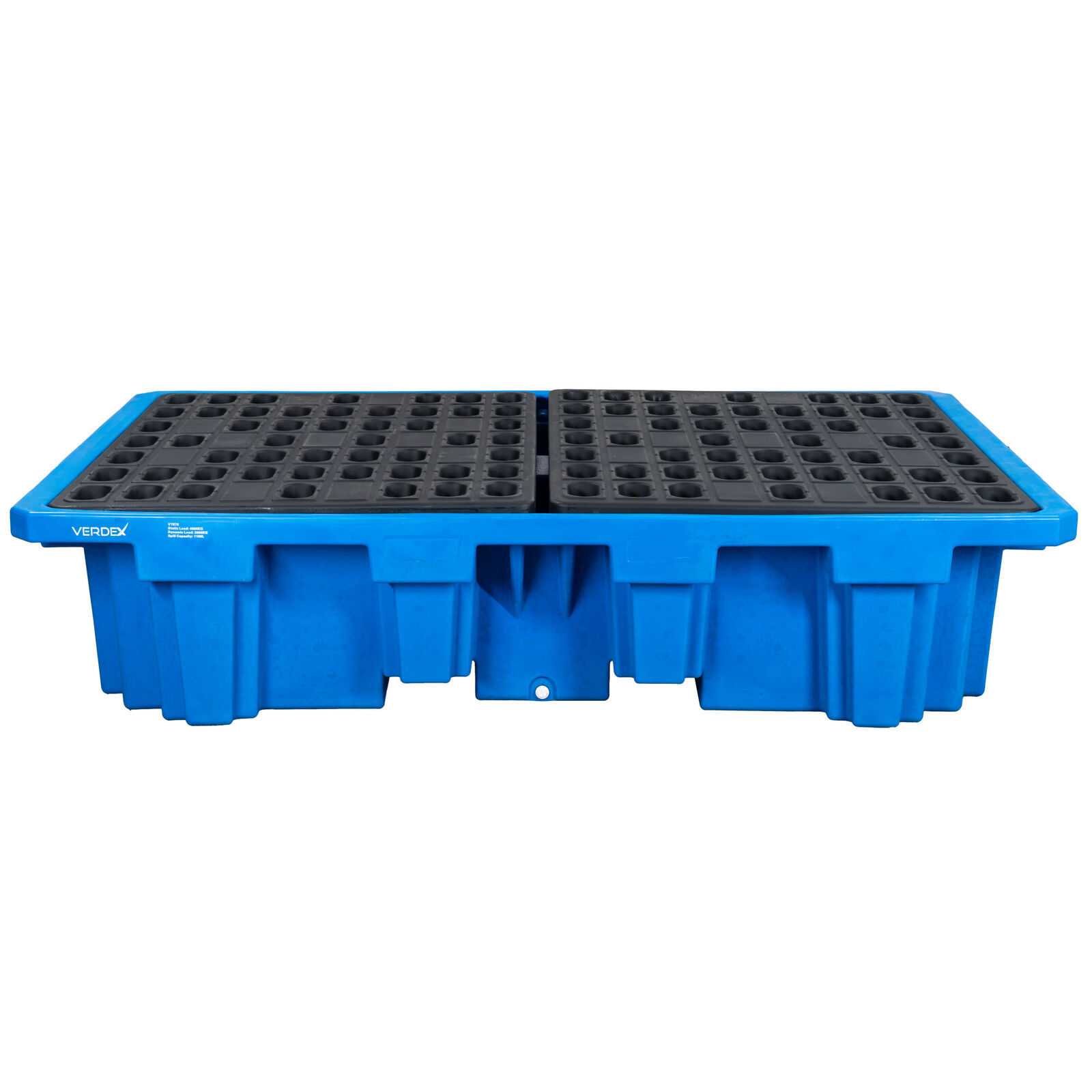 Double IBC Bunded Pallet - Blue (1100L Capacity)