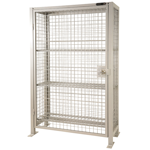 Wire Mesh Lockable Sanitiser Storage Cage