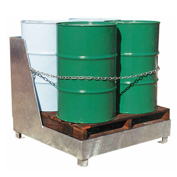 4 Drum Spill Bin (with protection shield)