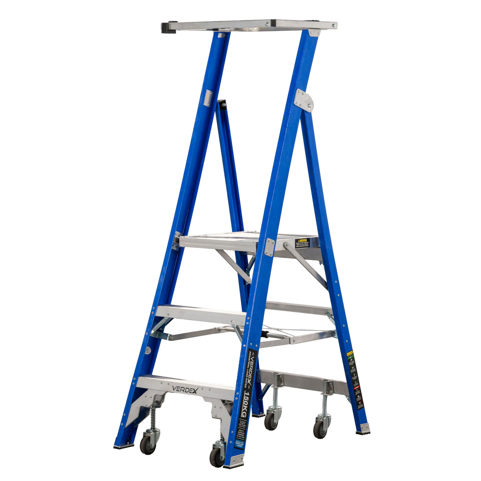 Fibreglass Industrial Platform Ladder - 3 Step (870mm platform height)
