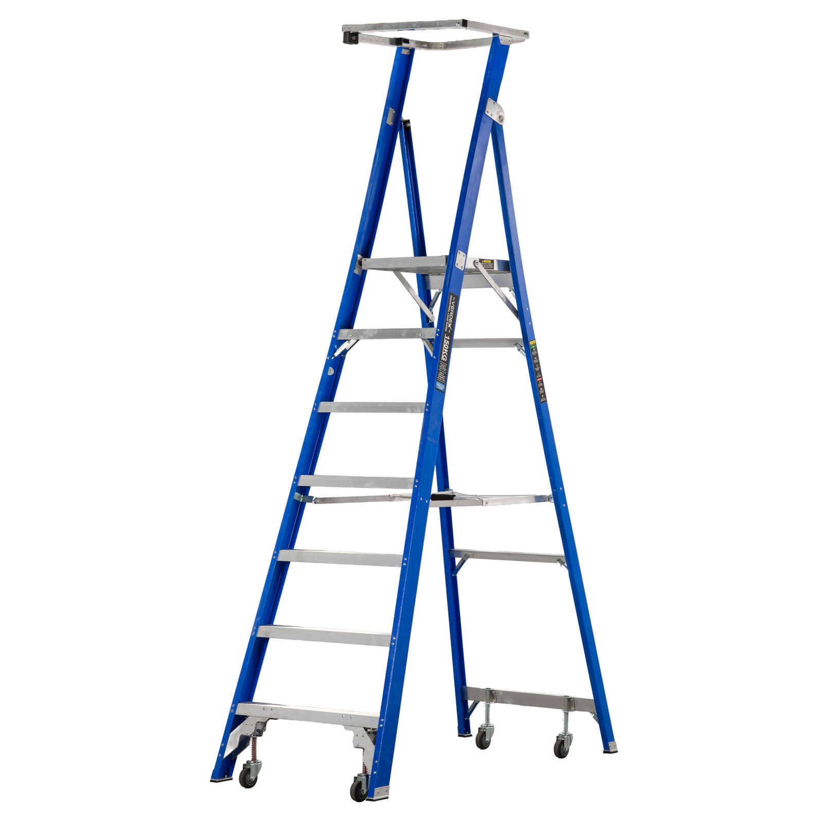 Fibreglass Industrial Platform Ladder - 7 Step (2030mm platform height)