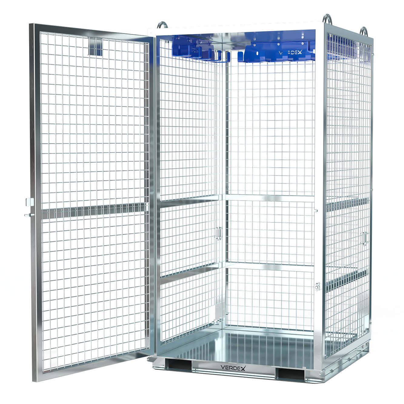 Storage Cage with Industrial Hanging Racks