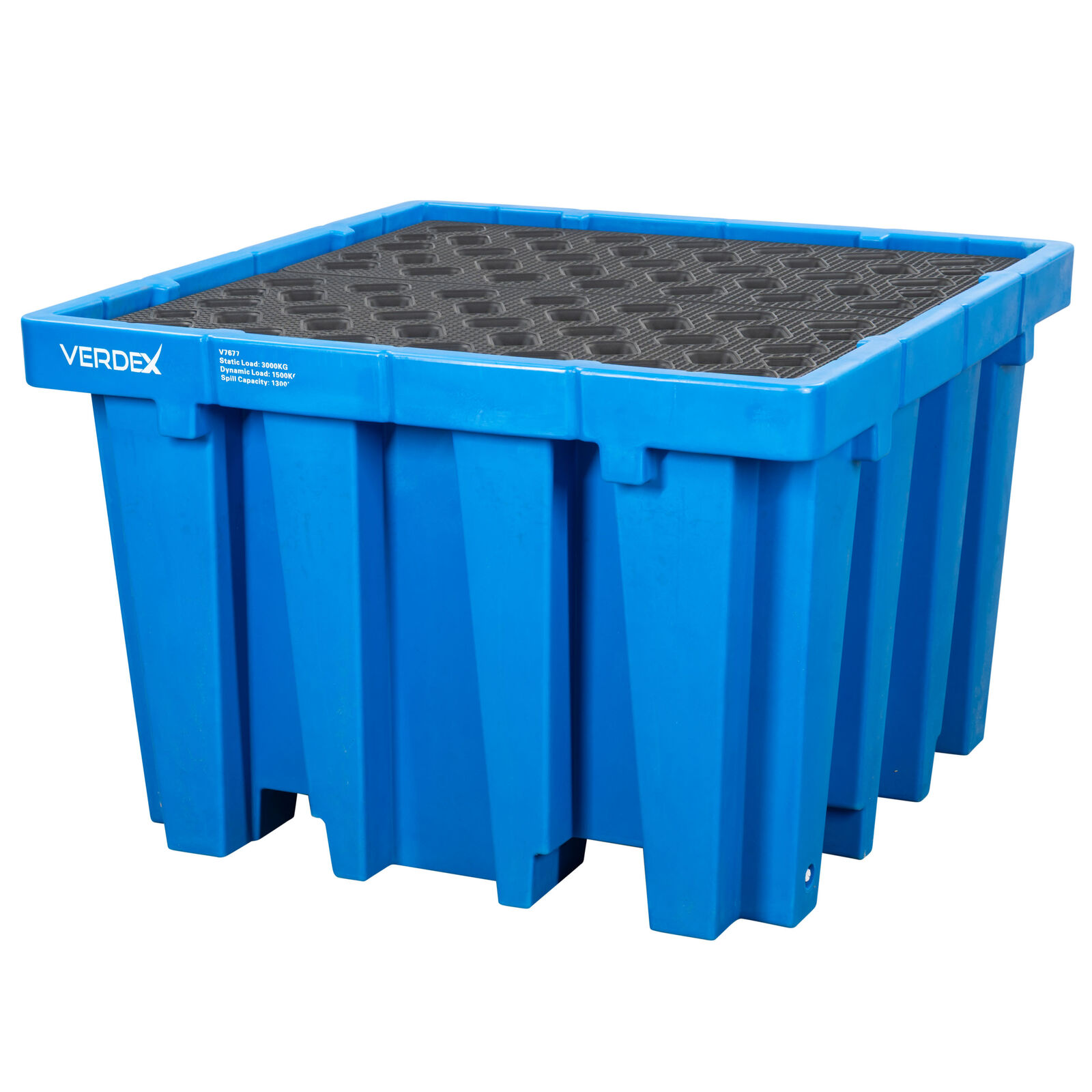 Single IBC Bunded Pallet - Blue (1300L Capacity)