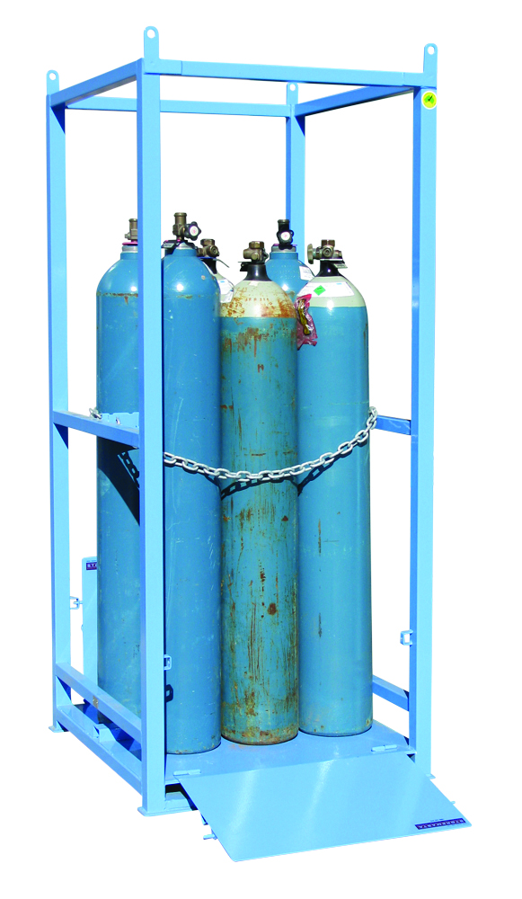 Dual Sided Gas Cylinder Storage Cage