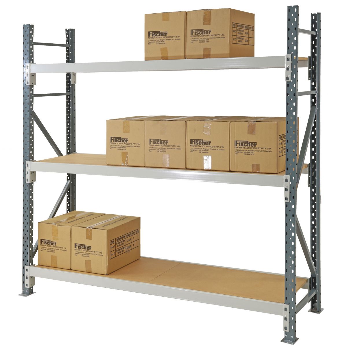 timber Longspan shelving 