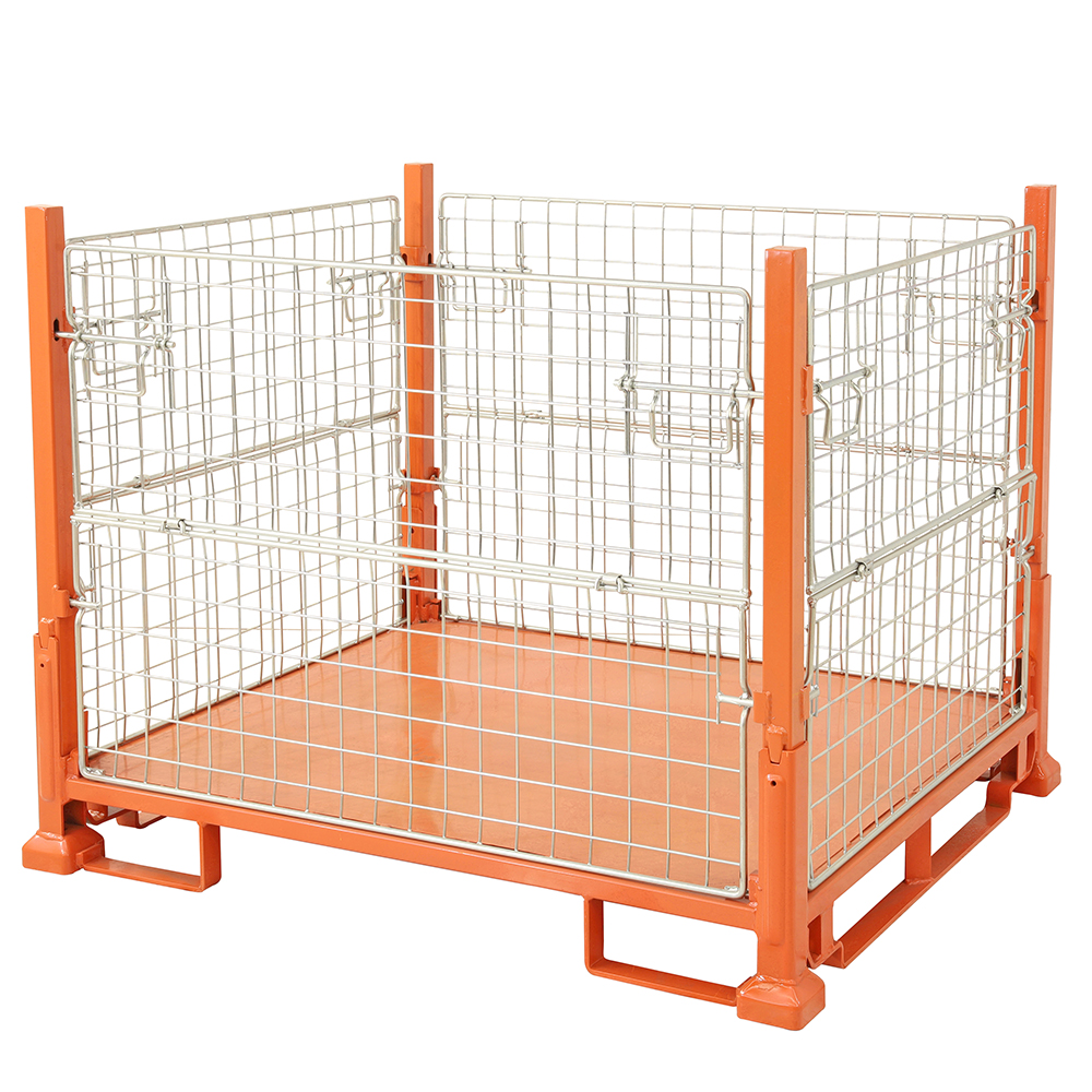 Stillage Mesh Cage (with fold down sides)