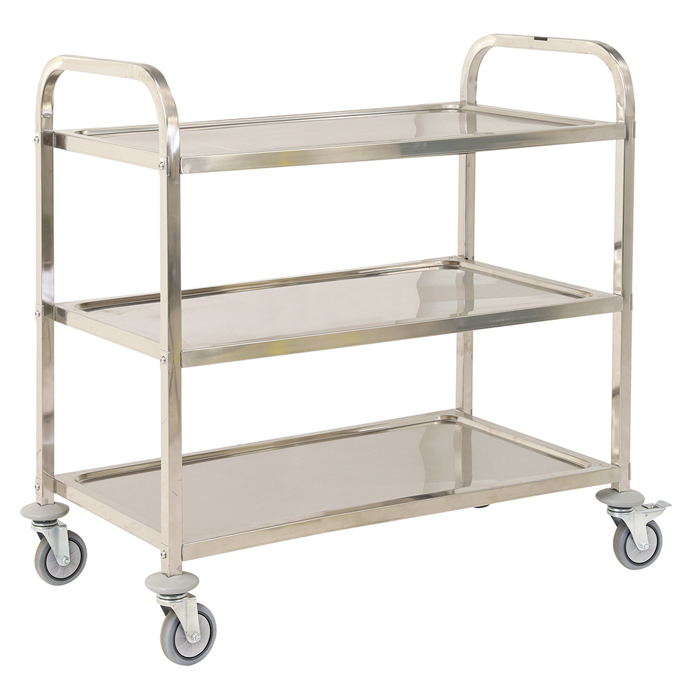 3 Tier Stainless Steel Trolley